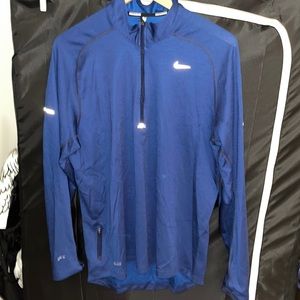 Nike running 3/4 zip